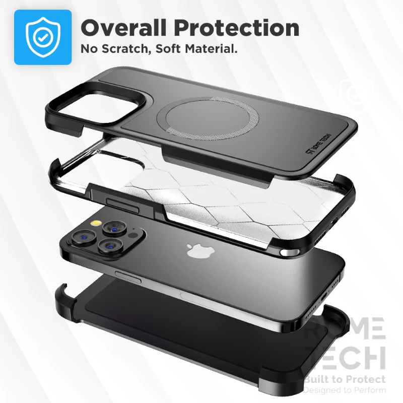 iPhone 15 Pro Max Rome Tech Dual Layer Holster Case w:Magsafe