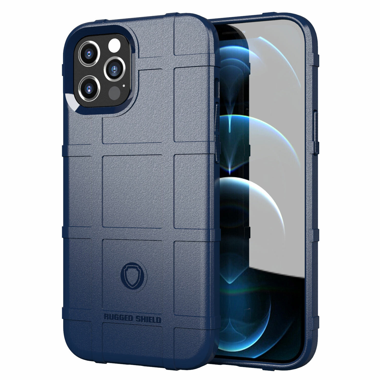 iPhone 15:15 Plus:15 Pro:15 Pro Max For MagPul Style Shockproof Rugged Case Blue