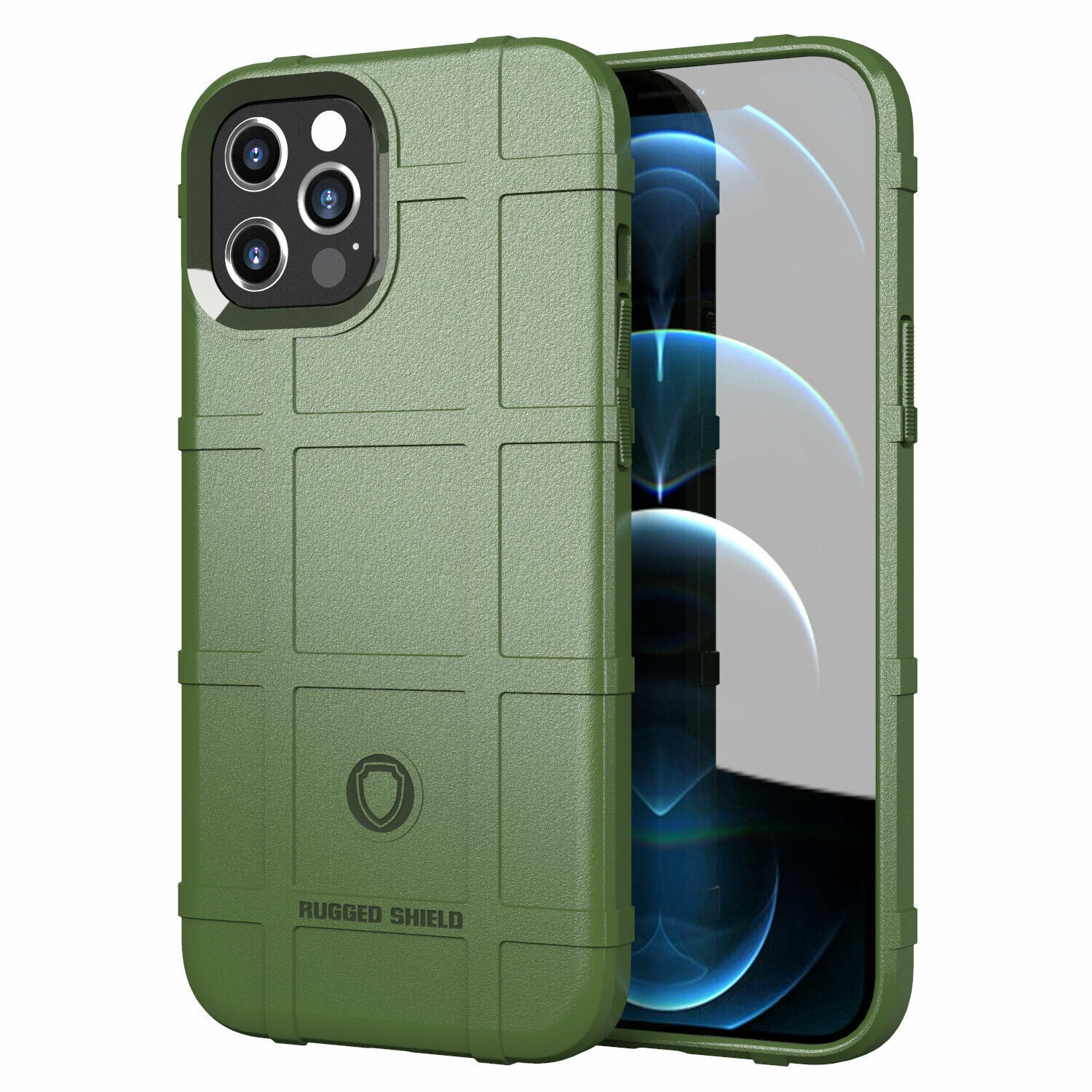 iPhone 15:15 Plus:15 Pro:15 Pro Max For MagPul Style Shockproof Rugged Case Green