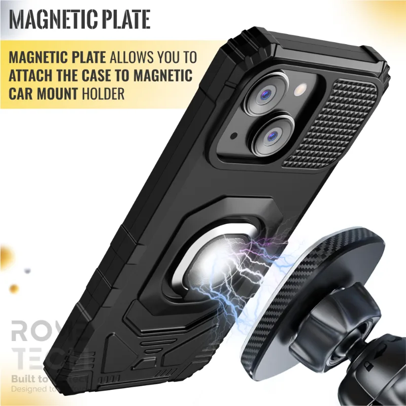 Apple iPhone 15 Rome Tech Armor Magnetic Case with Magnetic Mount