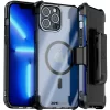 Apple iPhone 13 Pro Max 6.7 (2021) Rome Tech Clarity Holster Case w:Magsafe Black