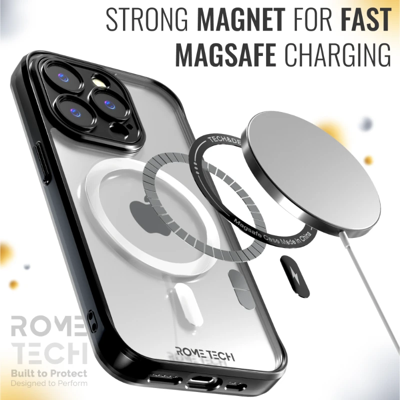Apple iPhone 15 Pro Rome Tech Clarity Case w:Magsafe