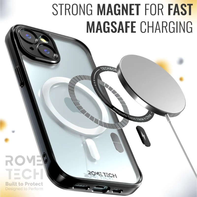 Apple iPhone 15 Rome Tech Clarity Case w:Magsafe