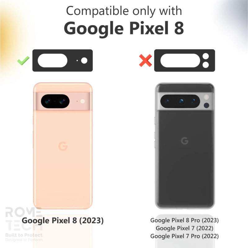 Google Pixel 8 (2023) Rome Tech Clarity Case w:Magsafe