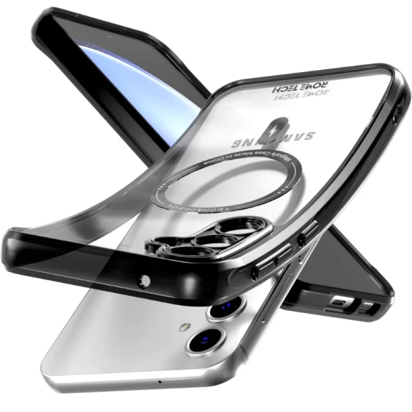 Samsung Galaxy S23 FE (2023) Rome Tech Clarity Case w:Magsafe Black
