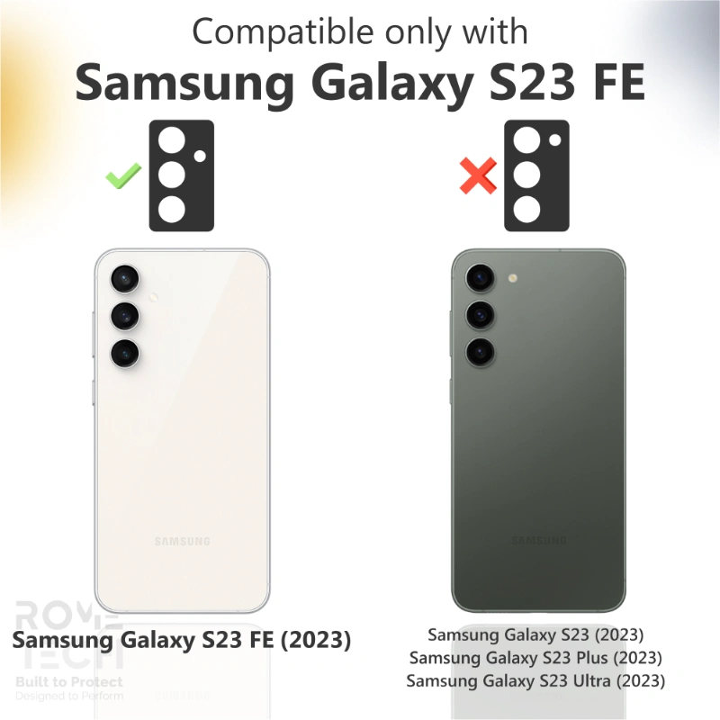 Samsung Galaxy S23 FE (2023) Rome Tech Clarity Case w:Magsafe