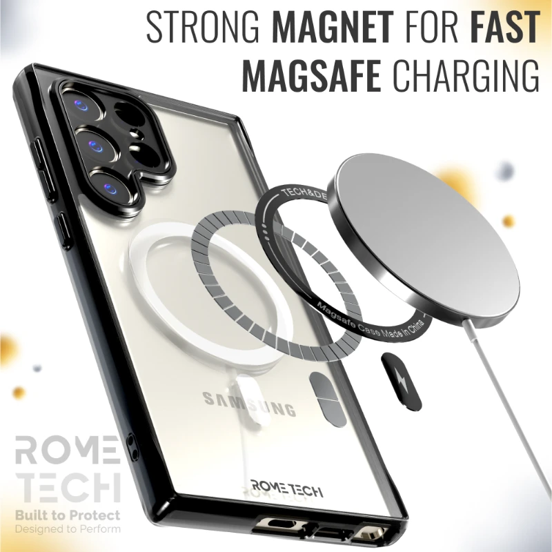 Samsung Galaxy S23 Ultra Rome Tech Clarity Case w:Magsafe