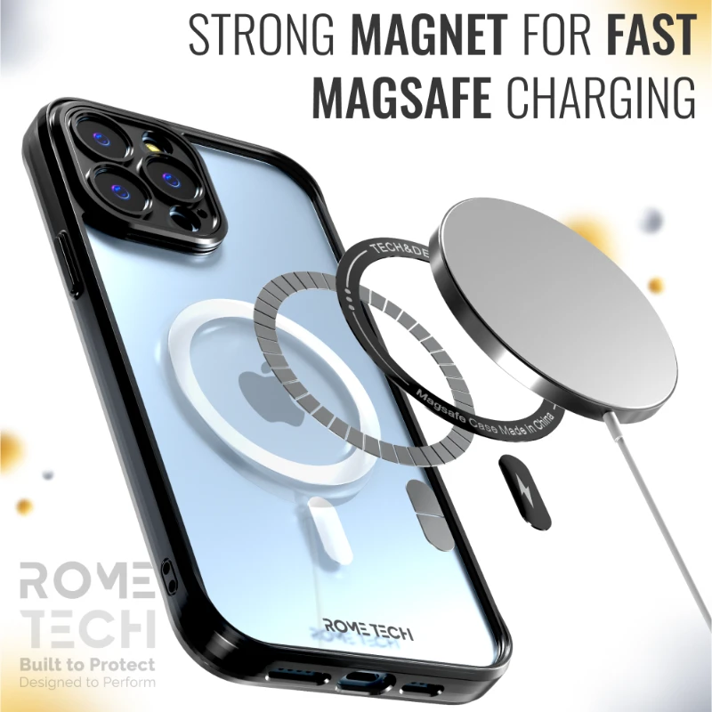 iPhone 13 Pro 6.1 (2021) Rome Tech Clarity Case w:Magsafe
