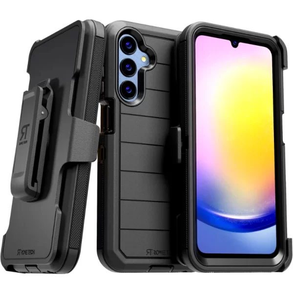 Samsung A25 5G (2024) Rome Tech Defender Series Case Black