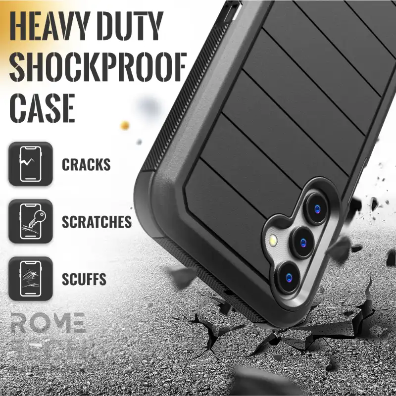 Samsung Galaxy A15 5G (2024) Rome Tech Defender Series Case with kickstand