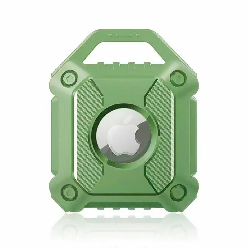 Waterproof Acrilic Fob Case for AirTag Green