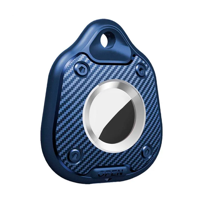 Waterproof Fob Case for AirTag Blue