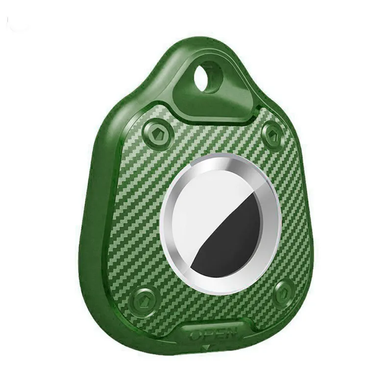Waterproof Fob Case for AirTag Green