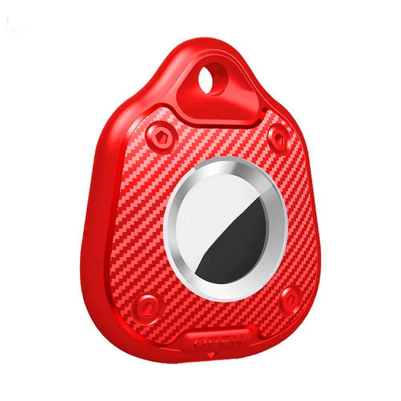 Waterproof Fob Case for AirTag Red