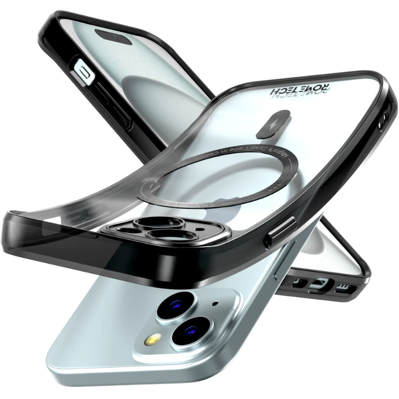 Apple iPhone 14 (2022) Rome Tech Clarity Case w:Magsafe Black